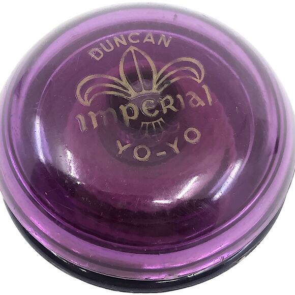 Duncan Imperial Yo-Yo Clear Purple - Picture 3 of 5